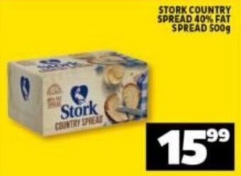 Shoprite Stork Country Spread 40% Fat Spread 500g offer
