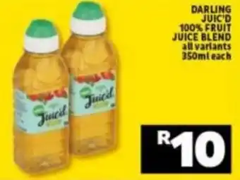 Darling Juic'D 100% Fruit Juice Blend 350ml