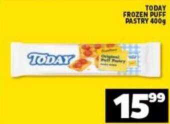 Shoprite Today Frozen Puff Pastry 400g offer