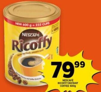 Shoprite Nescafé Ricoffy Instant Coffee 600g offer