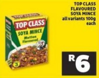 Shoprite Top Class Flavoured Soya Mince 100g offer