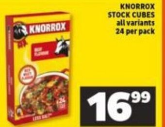 Shoprite Knorrox Stock Cubes 24 per Pack offer