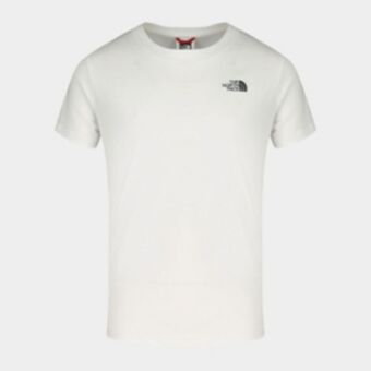 The north face youth white t-shirt