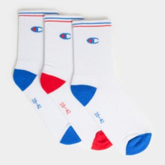 Sportscene Champion 3-pack white socks offer