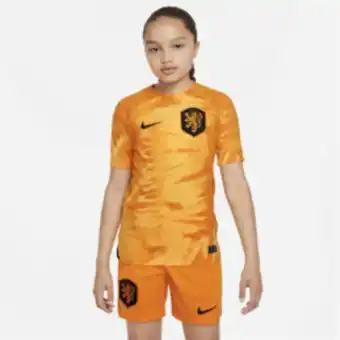 Totalsports Big kids nike netherlands home stadium orange 2022/23 jersey offer