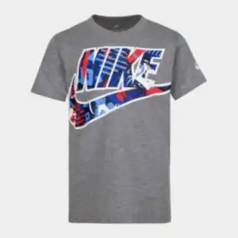Boys nike toddler graphic swoosh grey tee