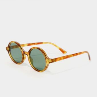 Markham Mkm brown beer retro round sunglasses offer