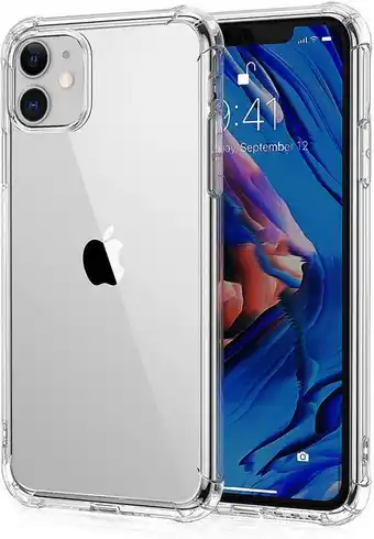 Celltime iphone 11 clear shock resistant armor cover