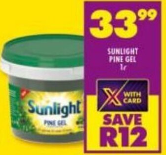 Shoprite Sunlight Pine Gel 1L offer