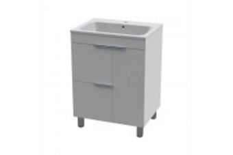 Bathroom Bizarre Lunar 600 floor unit - hgw (1 door, 2 draw) offer