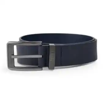 Navy casual belt