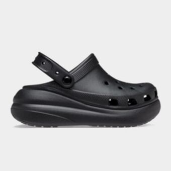 Sportscene Crocs women's crush black clog offer