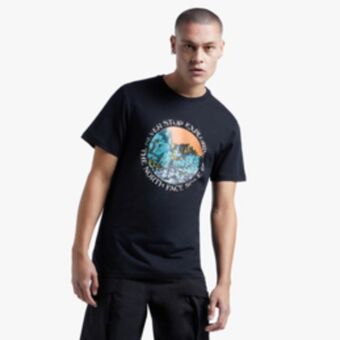 The north face men's graphic black t-shirt