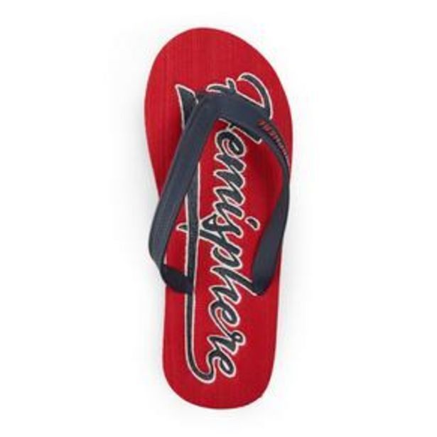 Red branded flip flop offer at Truworths