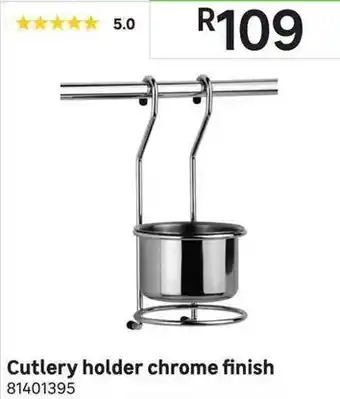 Leroy Merlin Cutlery Holder Chrome Finish offer
