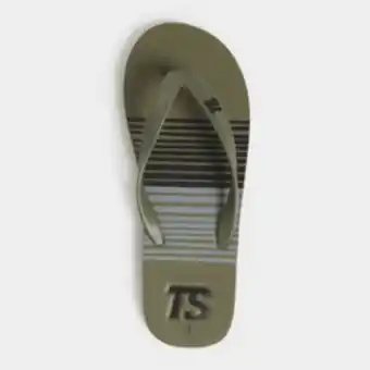 Totalsports Men's ts thin stripes olive/black sandles offer