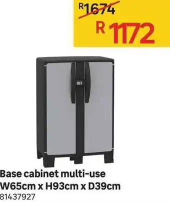 Leroy Merlin Base Cabinet Multi-Use W65cmxH93cmXD39cm offer