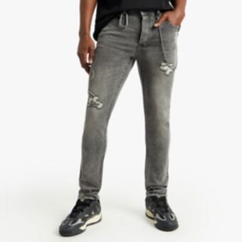 Redbat men's charcoal skinny jeans