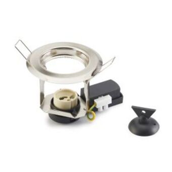 Eurolux, downlight, straight, gu10, satin chome