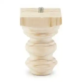 Gelmar Classic short leg, h100 x 65mm x 65mm, raw pine, m8 bolt offer