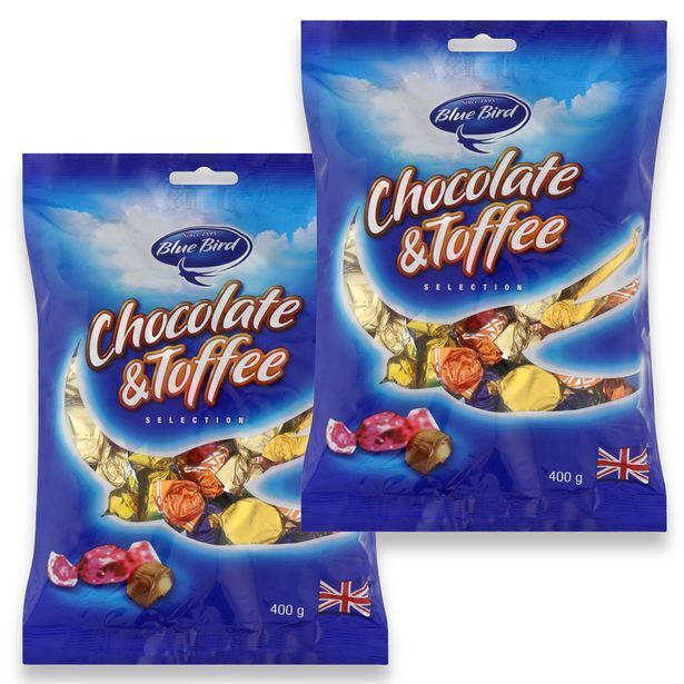 2x 400g assorted toffee and chocolate selection offer at OneDayOnly