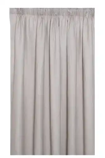 Sheet Street Barkweave taped lined curtain l218xw230cm offer