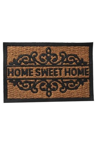 Coir rubber doormat l60xw40cm