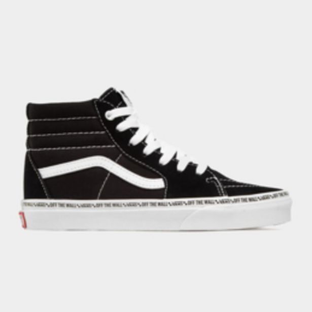 Vans juniors sk8-hi black/white sneaker offer at Sportscene