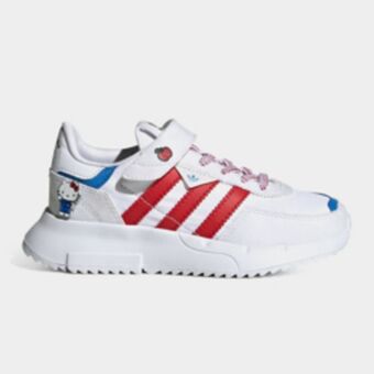 Sportscene Adidas originals kids retropy hello kitty white/red sneaker offer