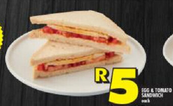 Shoprite Egg & Tomato Sandwich offer