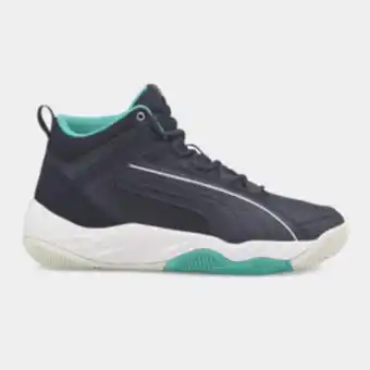 Totalsports Men's puma rebound future evo navy/turquoise shoe offer