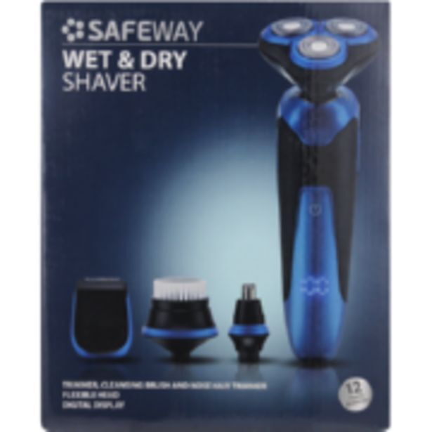 Wet&dry shaver with attachments offer at Clicks