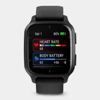 Totalsports Garmin venu sq 2 music slate bezel with black case offer