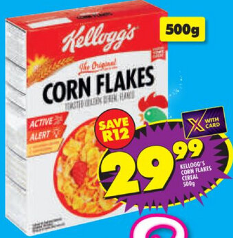 Shoprite Kellogg's Corn Flakes Cereal 500g offer