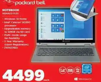 HiFi Corp Pockard Bell Notebook Monalco Flex 10142760 offer