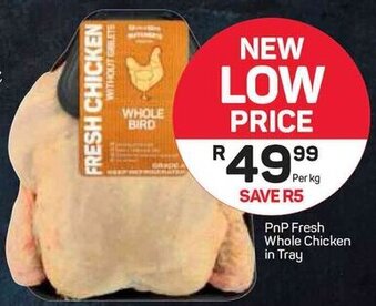 Pick n Pay Pnp Fresh Whole Chicken In Tray offer
