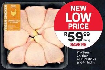 Pick n Pay Pnp Fresh Chicken 4 drumsticks And 4 Thighs offer