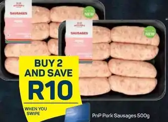 Pick n Pay Pnp Pork Sausages 500g offer