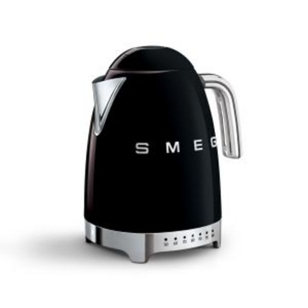Smeg retro kettle black klf04bleu offer at Hirsch's