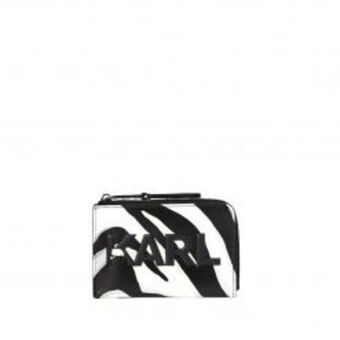 Europa Art Group K/signature zip-top cardholder – black/white offer