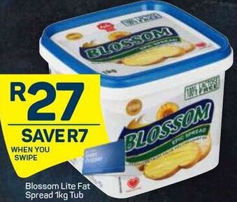 Pick n Pay Blossom Lite Fat Spread 1Kg Tub offer