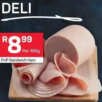 Pick n Pay Pnp Sandwich Ham Per 100g offer
