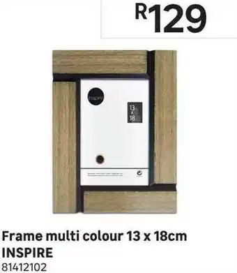 Frame Multi Colour 13x18cm Inspire
