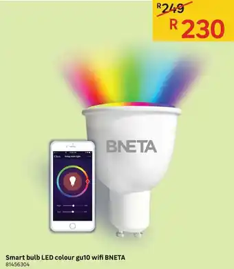 Smart Bulb Led Colour Gu10 Wifi BNETA 81456304