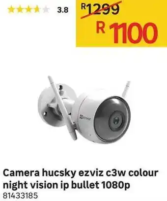 Leroy Merlin Camera Hucsky Ezviz C3W Colour Night Vision Ip Bullet 81433185 offer