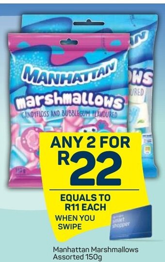Pick n Pay Manhattan Marshmallows Assorted 150g offer