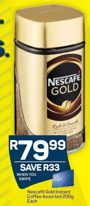 Pick n Pay Nescafe Gold Instant Coffee 200g offer