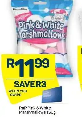 Pick n Pay Pnp Pink & White Marshmallows 150g offer