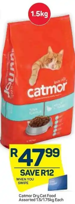 Pick n Pay Catmor Dry Cat Food 1.5/1.7Kg offer