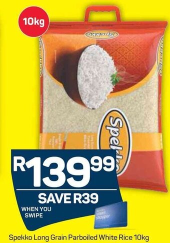 Pick n Pay Spekko Long Grain Parboiled Rice 10Kg offer